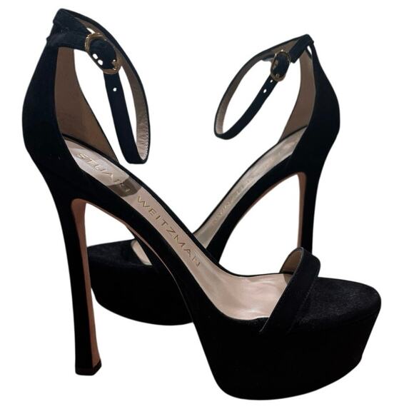 Stuart Weitzman Nudistcurve Hollywood Platform Sandal sz. 7B - Picture 2 of 6